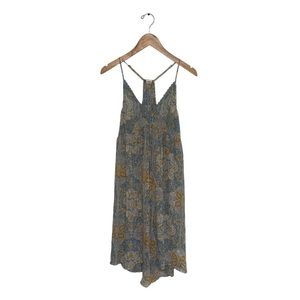 Sun & Shadow Sleeveless Tunic Tank Women's Size Small Flowy Sheer Open Front